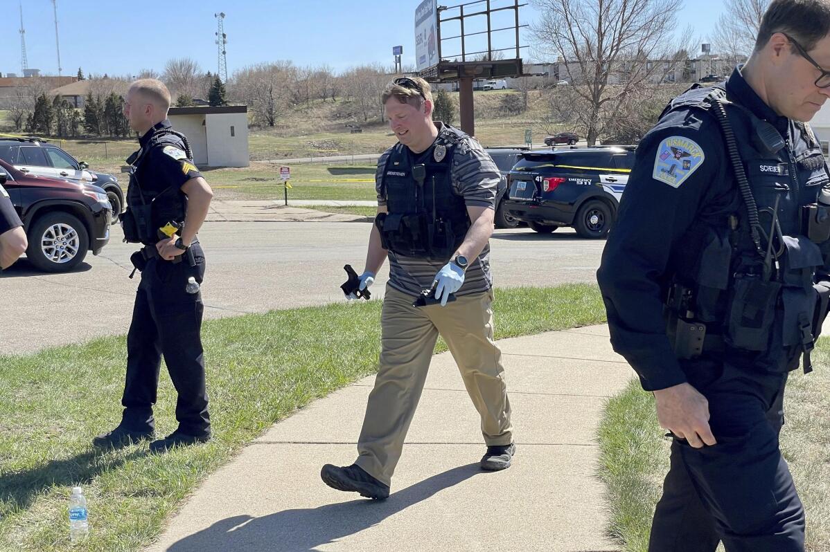 Suspect hospitalized after police shooting in Bismarck AP News