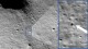 These photos provided by NASA show images from NASA鈥檚 Lunar Reconnaissance Orbiter Camera team which confirmed Odysseus completed its landing. After traveling more than 600,000 miles, Odysseus landed within 1.5 km of its intended Malapert A landing site, using a contingent laser range-finding system patched hours before landing. (NASA/Goddard/Arizona State University via AP)