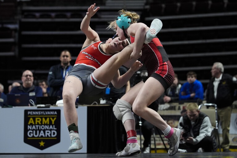 Girls are falling in love with wrestling, the nation's fastest