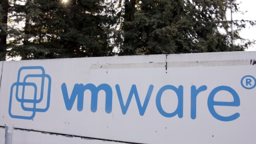 FILE - The Exterior view of VMware headquarters in Palo Alto, Calif., Wednesday, Oct. 24, 2007. Computer chip and software maker Broadcom’s $61 billion proposed purchase of cloud technology company VMware cleared another hurdle Wednesday, July 19, 2023 after Britain's competition regulator gave the deal provisional clearance. (AP Photo/Paul Sakuma, File)