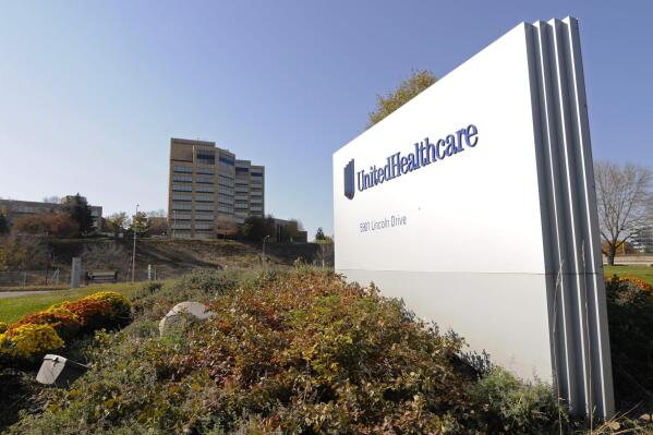 FILE - This Oct. 16, 2012, file photo, shows a portion of the UnitedHealth Group Inc.'s campus in Minnetonka, Minn. UnitedHealth Group reports earnings on Friday, April 24, 2023. (AP Photo/Jim Mone, File)