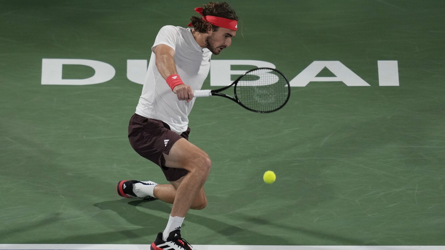 Tsitsipas Secures First ATP 500 Title, Defeats Auger-Aliassime in Dubai