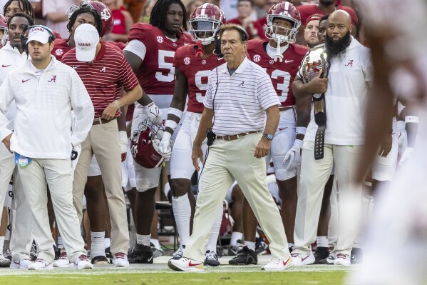 Alabama's Saban says'the future is now' for getting issues fixed after loss | AP News