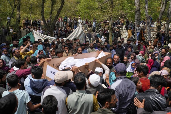 AP PHOTOS: Terror assault on vacationers in Indian-controlled Kashmir