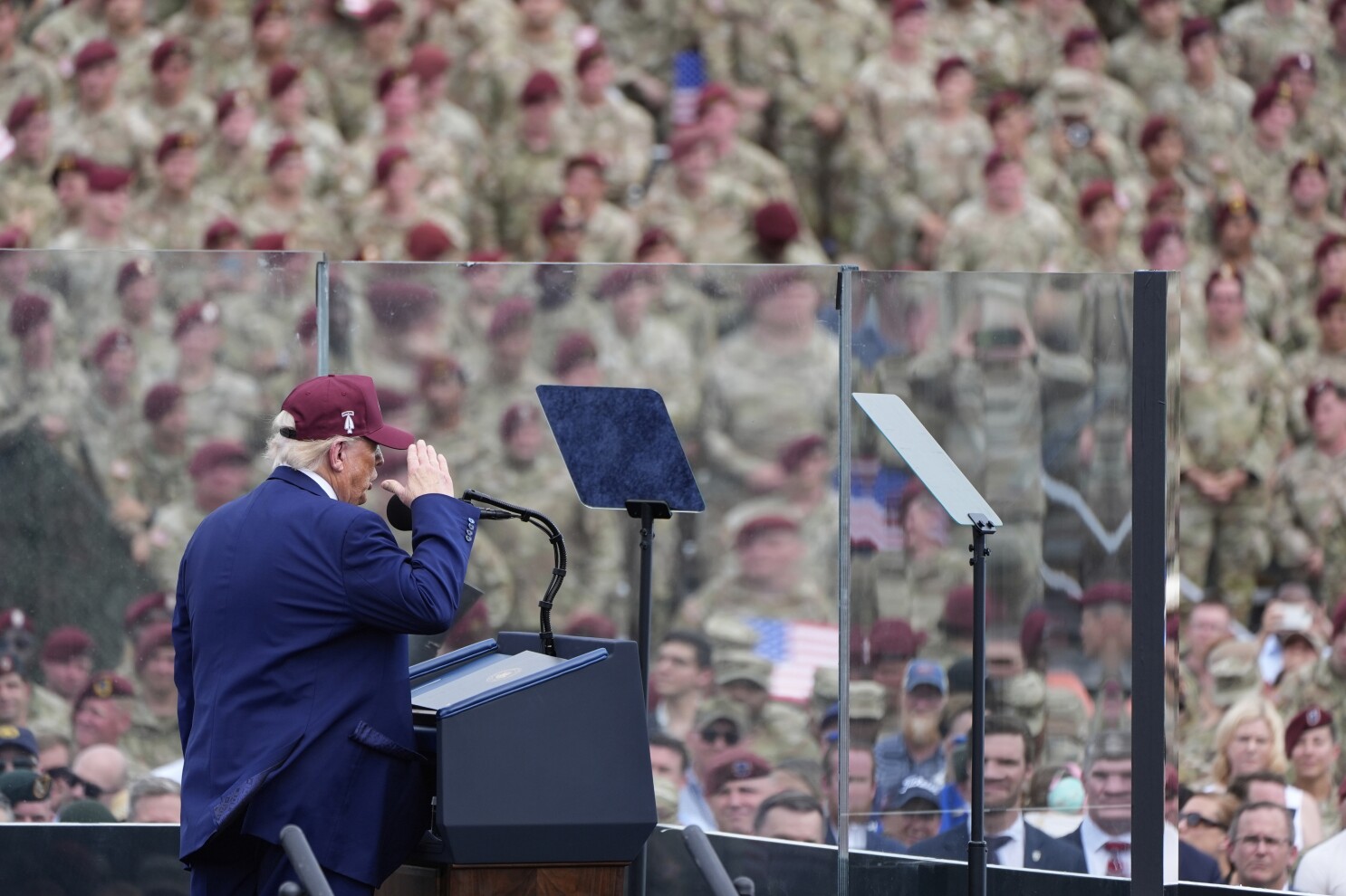 Trump calls Los Angeles protesters 'animals' in a speech at Fort Bragg