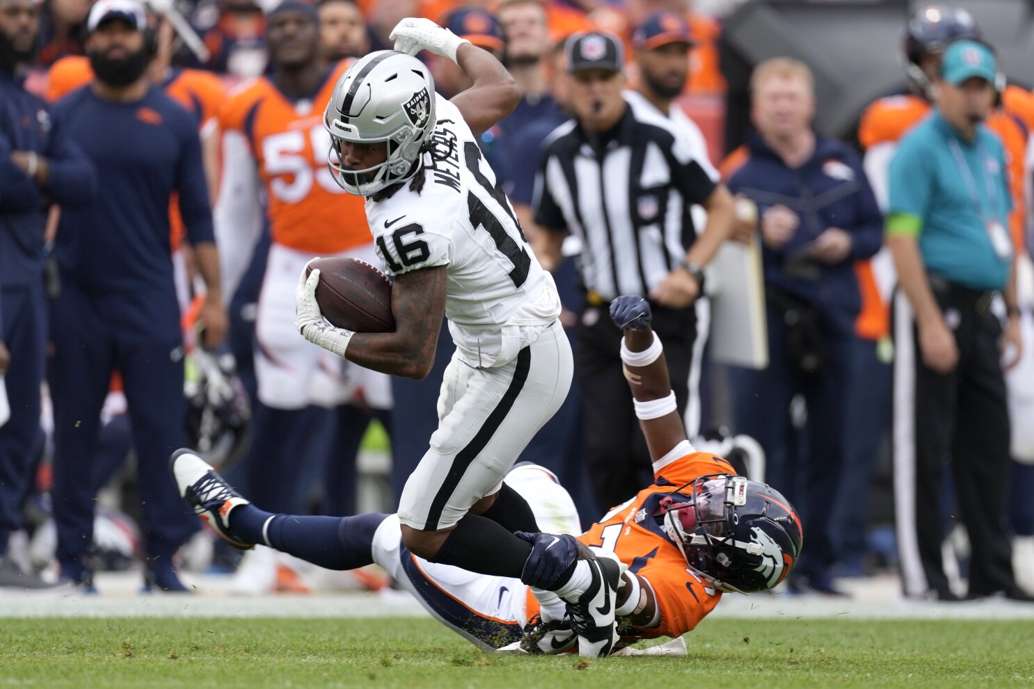 Raiders WR Jakobi Meyers ruled out for Sunday's game at Buffalo