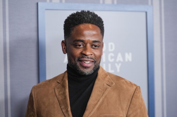 Dule Hill arrives at an FYC screening of "Good American Family" on Thursday, March 13, 2025, at DGA Theater Complex in Los Angeles. (AP Photo/Chris Pizzello)
