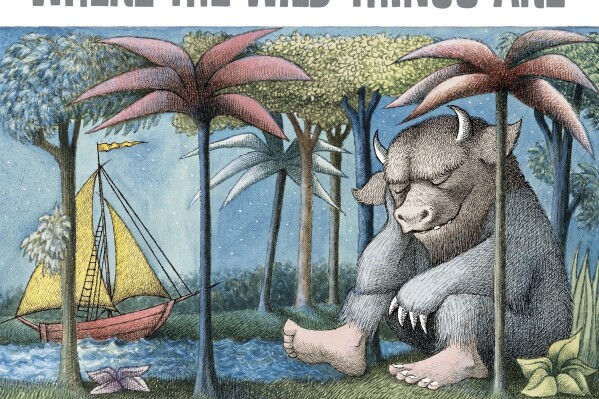 This cover image released by HarperCollins shows "Where the Wild Things Are" by Maurice Sendak. Former first lady Michelle Obama will narrate a new digital audio edition of Sendak’s children's book. HarperCollins Publishers announced Tuesday that the audio download will go on sale Oct. 31, the 60th anniversary of the book’s original release. (HarperCollins via AP)