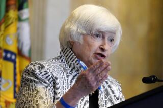 Treasury Secretary Janet Yellen speaks about the economy during a news conference at the Treasury Department, Thursday, July 28, 2022, in Washington. (AP Photo/Jacquelyn Martin)