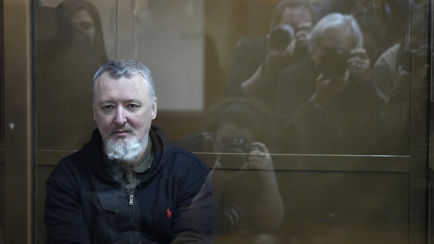 Former Pro-Russian Separatist Commander Igor Girkin Sentenced to Four Years in Prison on Extremism Charges in Moscow Court