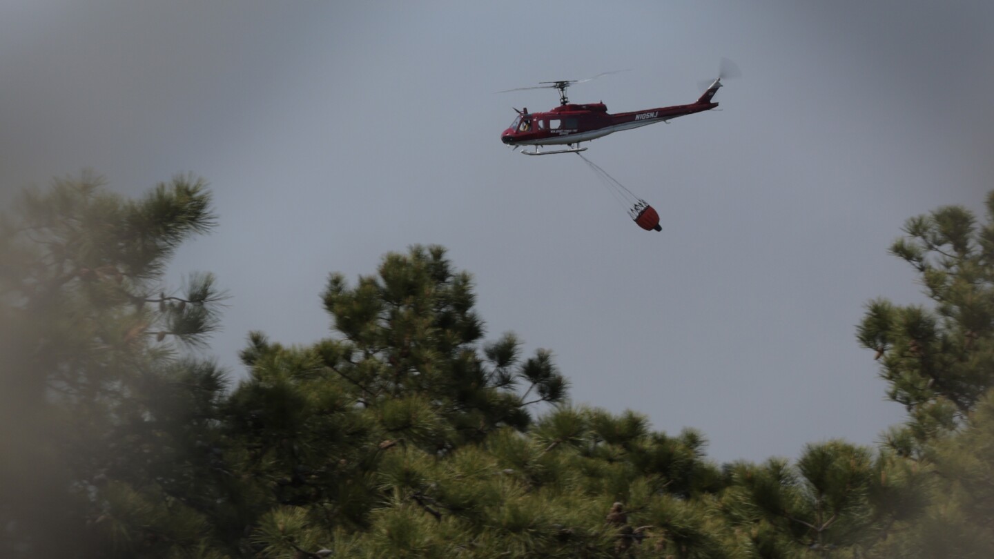 Smoke from growing New Jersey wildfire to affect air quality in the New York City area