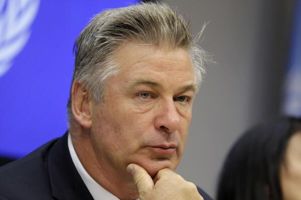 FILE - In this Sept. 21, 2015, file photo, actor Alec Baldwin attends a news conference at United Nations headquarters. Experts predict a tremendous legal fallout after Baldwin pulled the trigger on a prop gun while filming “Rust” in New Mexico and unwittingly killed a cinematographer and injured a director. (AP Photo/Seth Wenig, File)