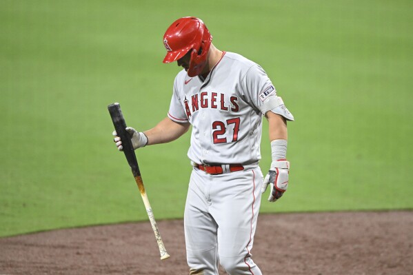 Mike Trout has a broken left wrist. It's not known if the Angels star needs  surgery