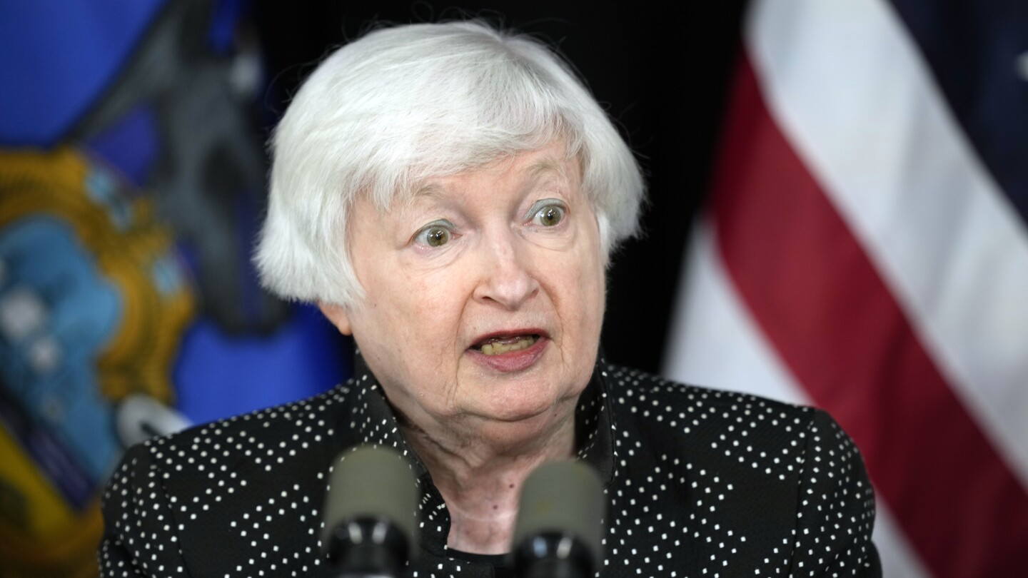 FILE - Treasury Secretary Janet Yellen speaks during a news conference in Philadelphia, July 30, 2024. (AP Photo/Matt Rourke, File) WASHINGTON (AP) 