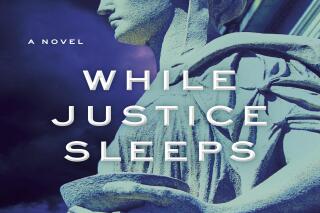 This image released by Doubleday shows "While Justice Sleeps," a novel by Stacey Abrams. (Doubleday via AP)