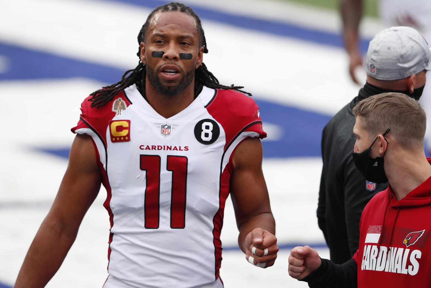 File:Arizona Cardinals wide receiver Larry Fitzgerald, left, and