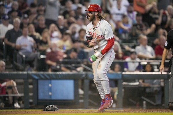 Phillies' bats go quiet during 2-1 loss to Diamondbacks in Game 3 of NL  Championship Series, Sports