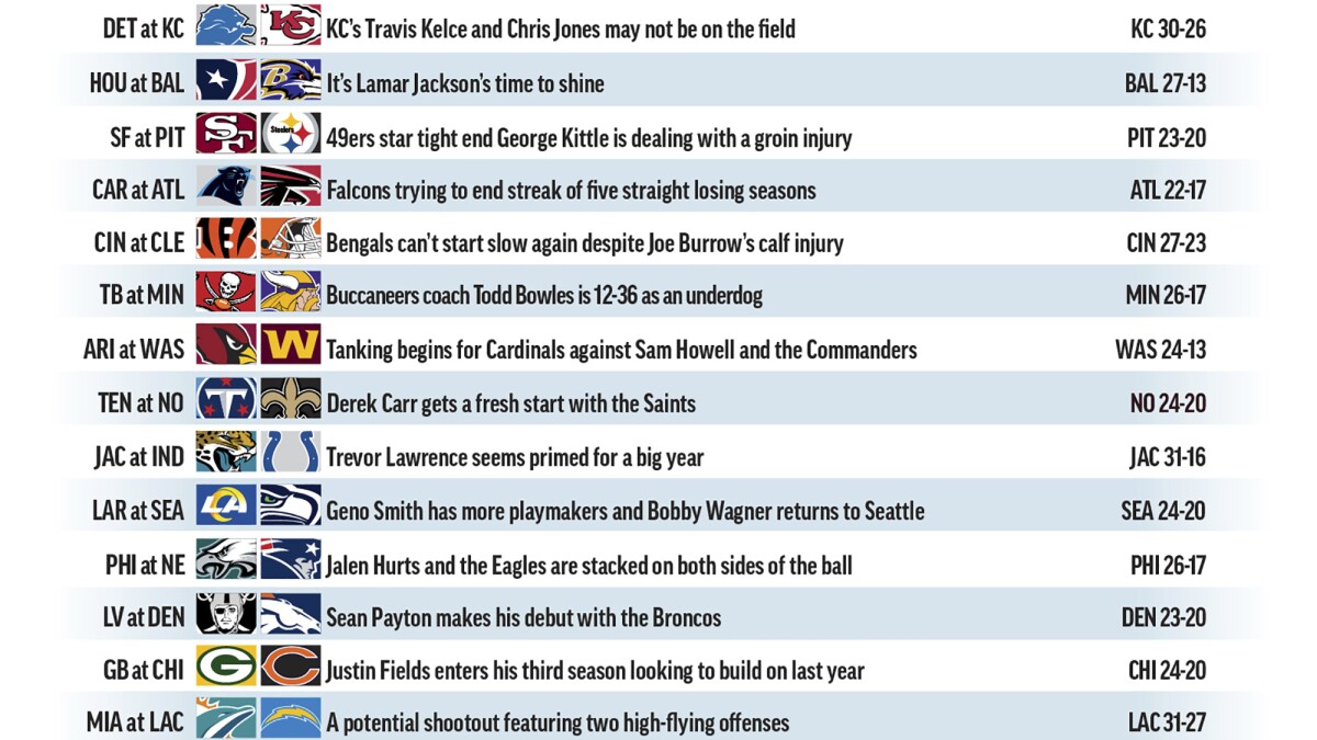 week 9 nfl predictions straight up