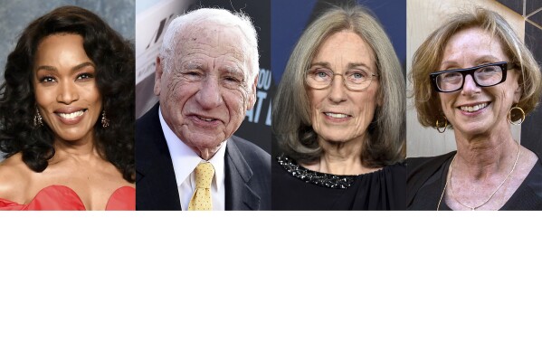 This combination of photos shows Angela Bassett, Mel Brooks, Carol Littleton and Michelle Satter, who are this year's recipients of the 14th Governors Awards. (AP Photo)