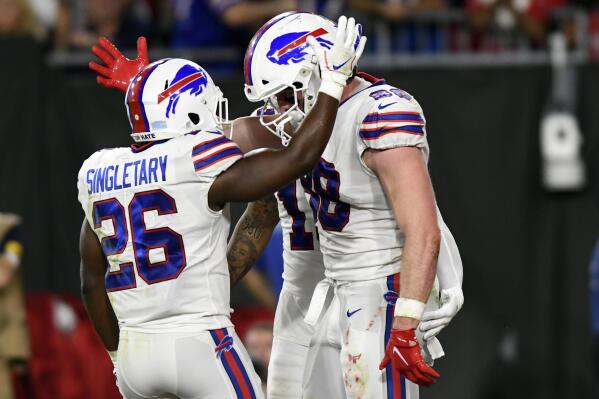 Allen has big game in Bills' 33-27 overtime loss to Bucs