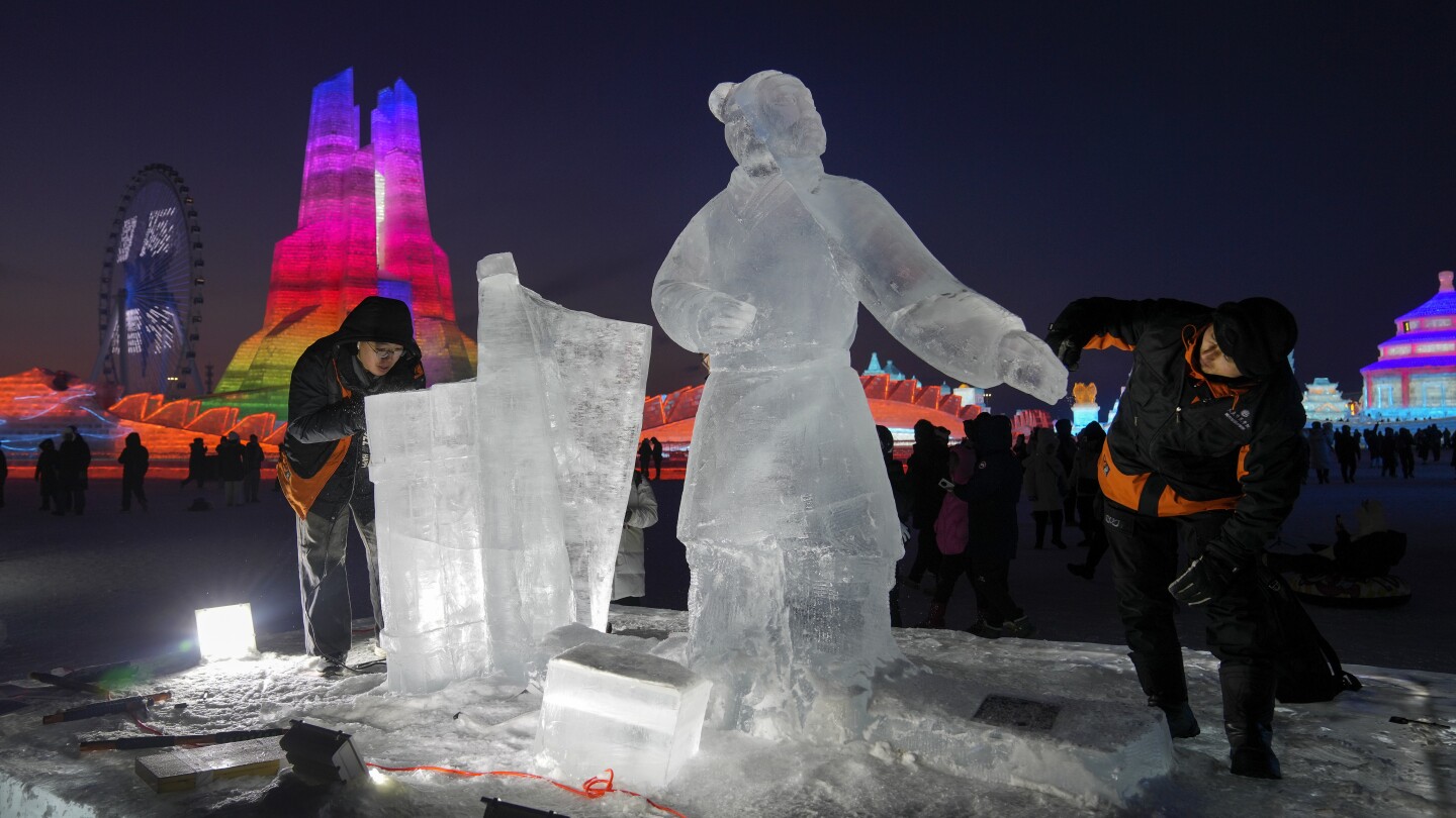 Experience Winter Wonderland: Ice Sculptures and Snow Art in Harbin, China