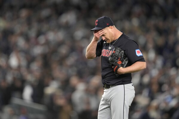 Injured Alex Cobb dropped from Guardians' ALCS roster, replaced by Ben  Lively | AP News