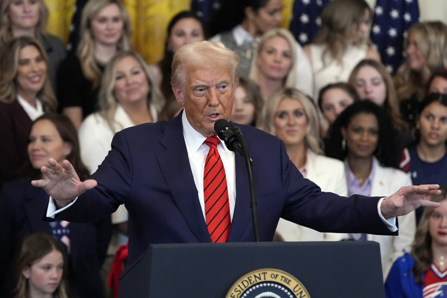 Trump signs executive order intended to bar transgender athletes from girls' and women's sports
