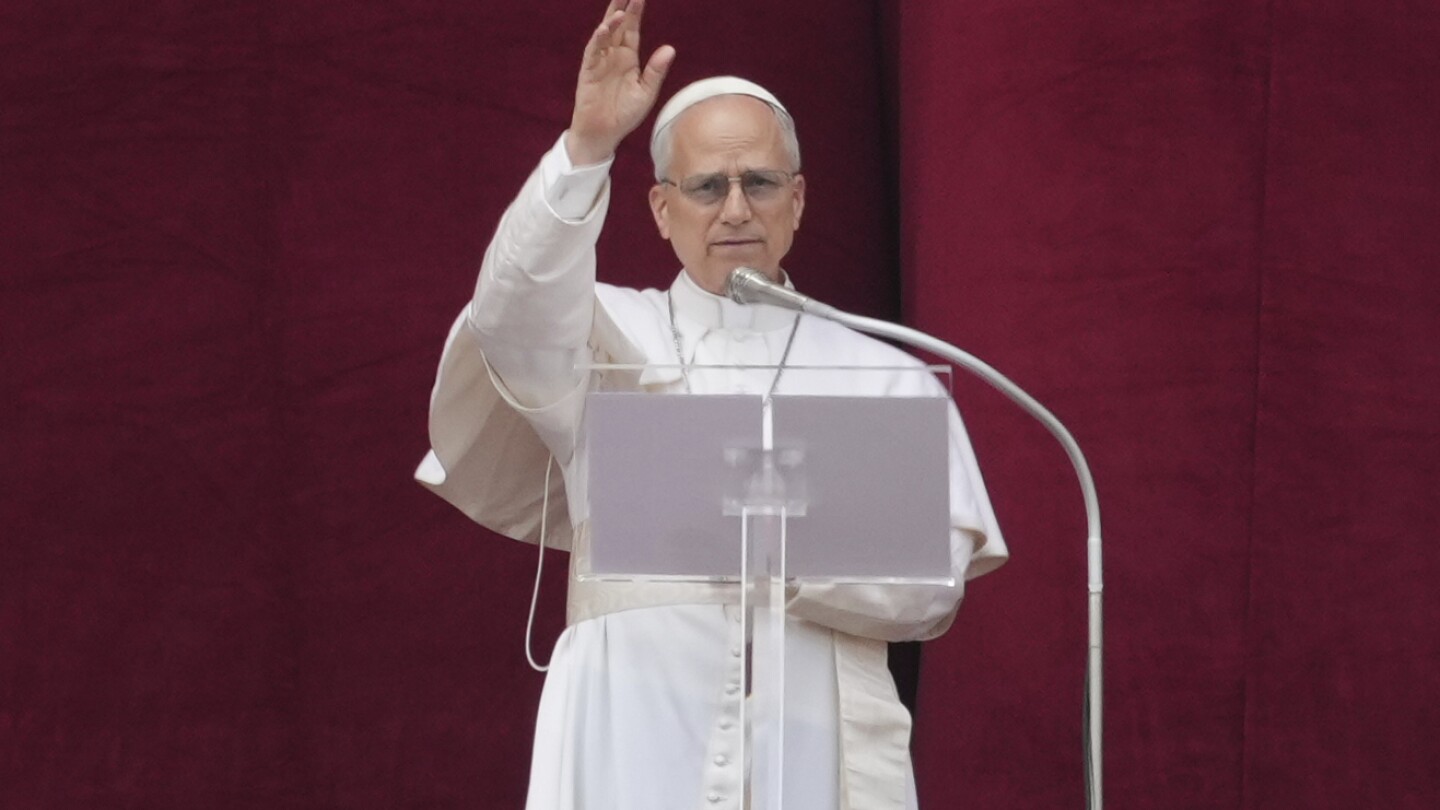 Pope Leo XIV calls for peace in Ukraine and Gaza, saying 'Never again war'