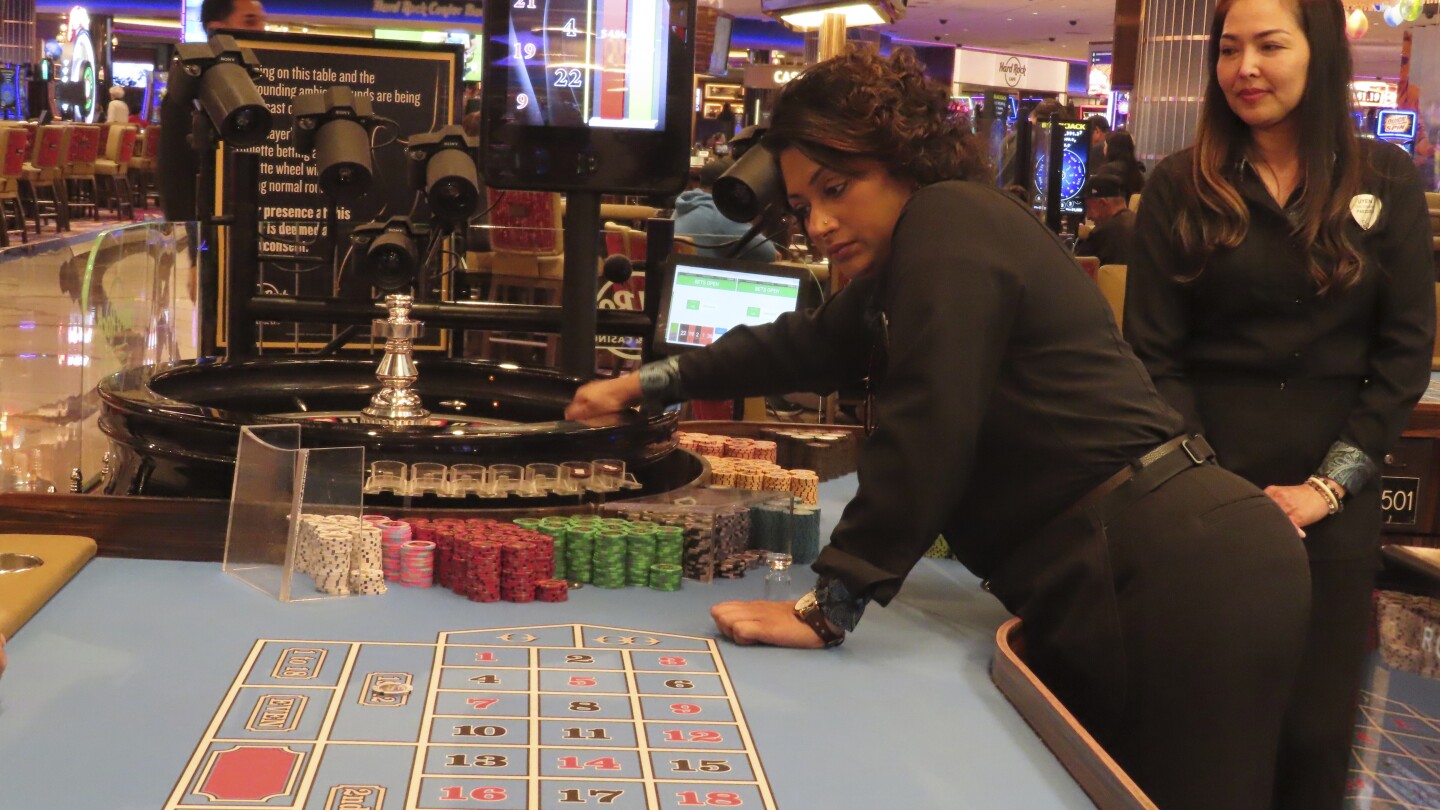 Общите приходи от хазарт в Ню Джърси се повишиха с 10,4% през април, но личните печалби в казината намаляха
