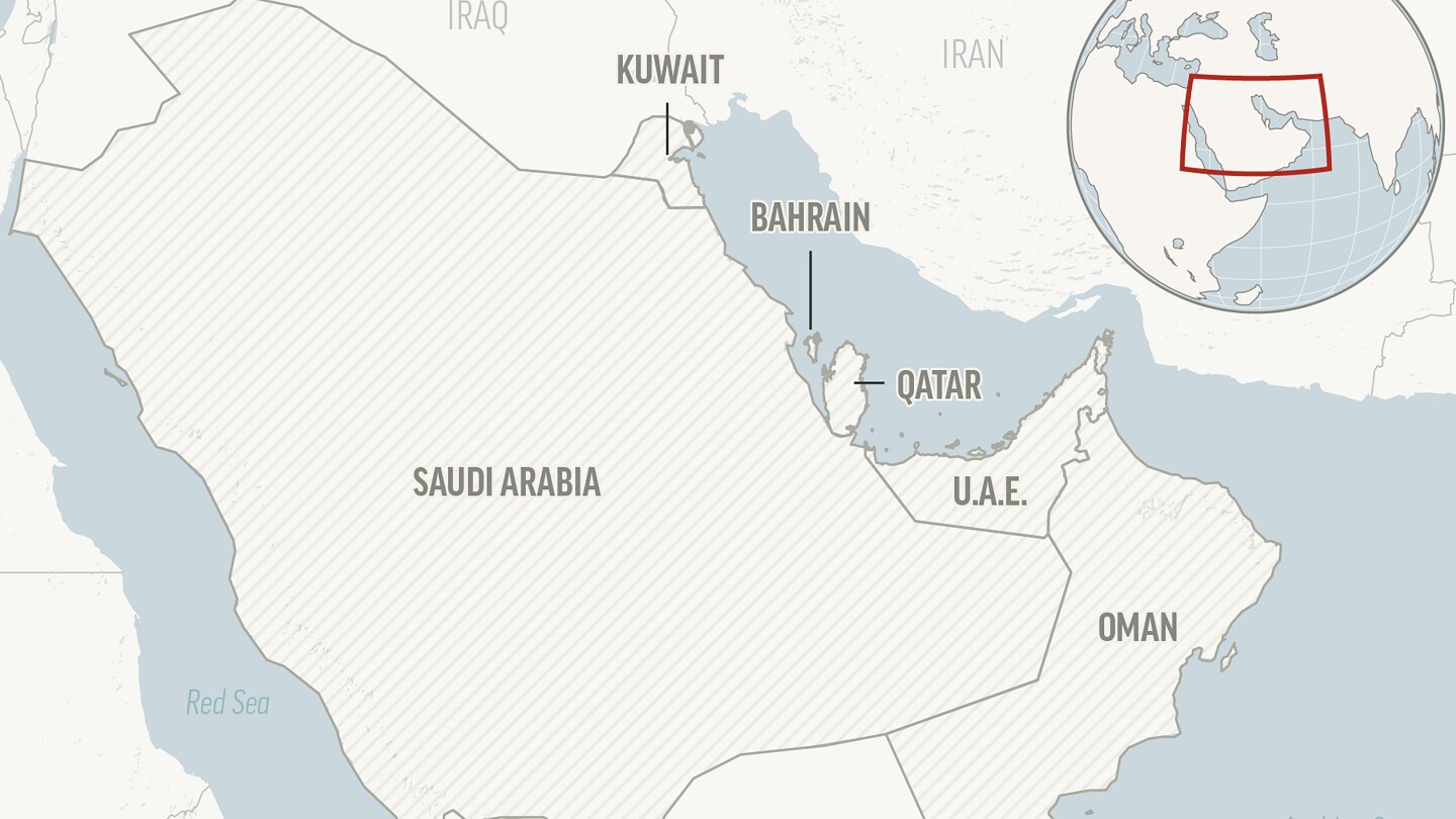 Two British warships collided at a port in Bahrain, damaging the vessels