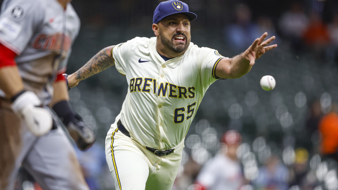 Brewers' Nestor Cortes returns to form as Reds lose 1-0 for a 3rd consecutive game