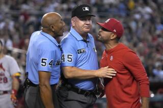 Cardinals' Marmol says umpire C.B. Bucknor 'has zero class