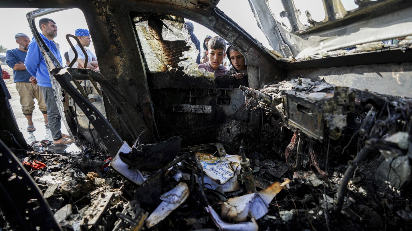 Израелски въздушен удар който уби седем хуманитарни работници в Газа