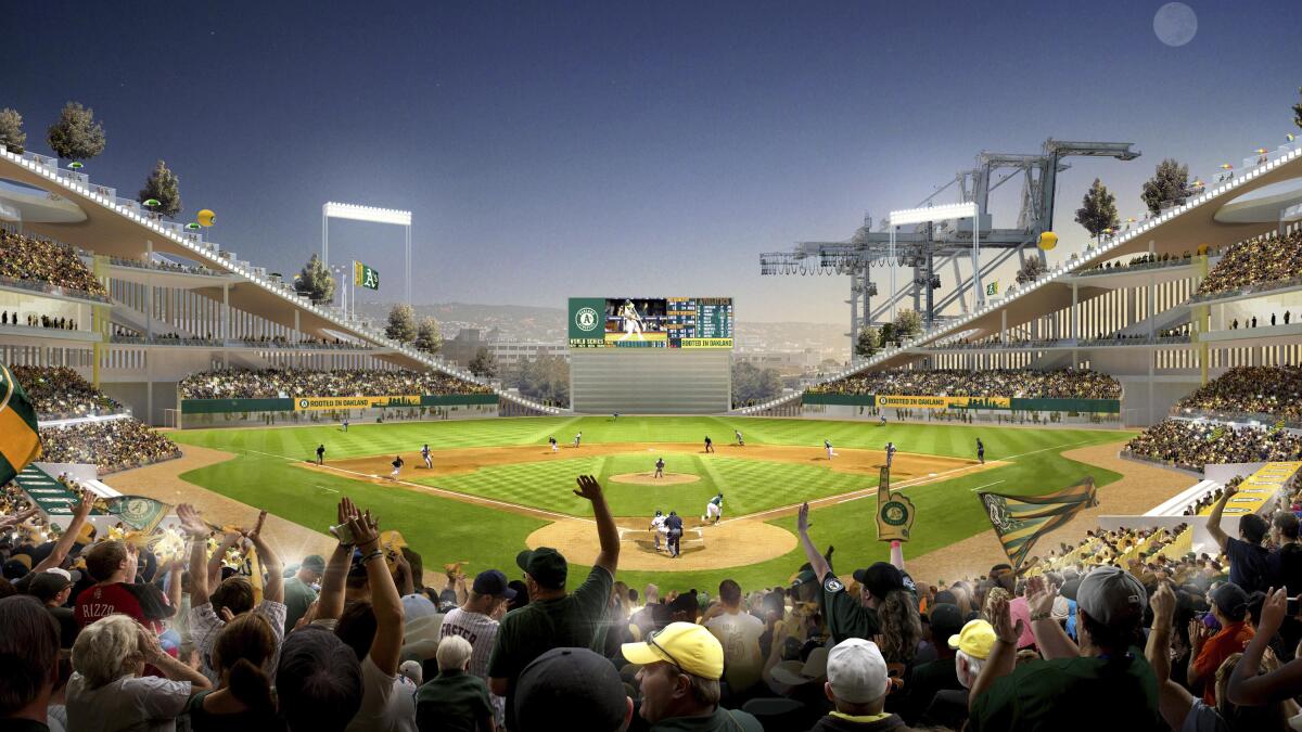 Athletics continue ballpark plans in Oakland and Las Vegas – The