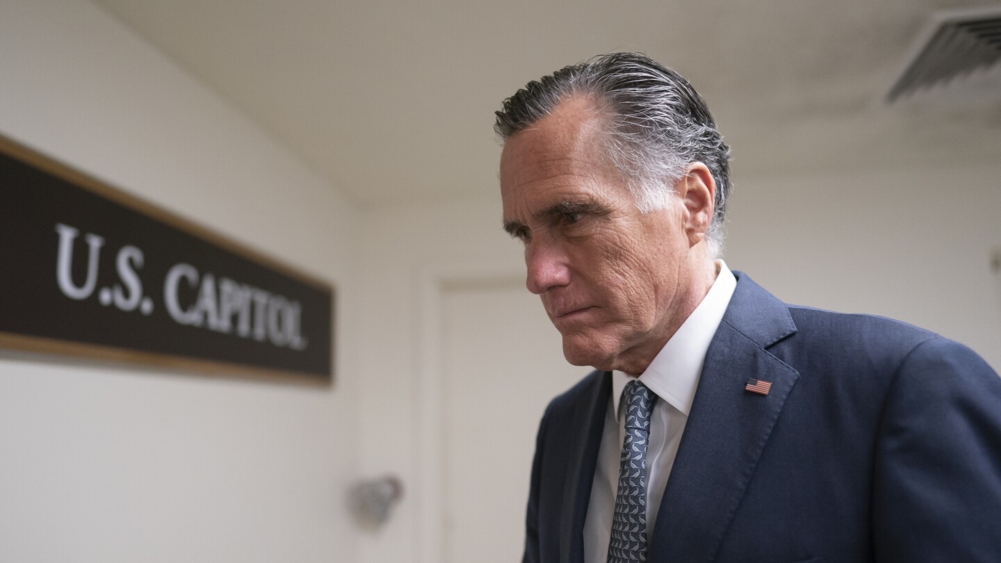 Utah GOP Sen. Mitt Romney won't seek reelection in 2024 AP News