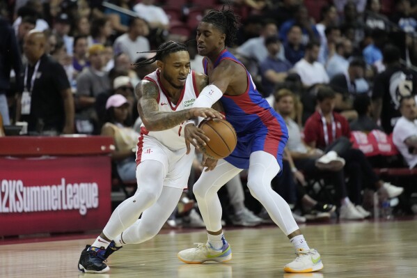 Cam Whitmore - Houston Rockets - Game-Worn Summer League Jersey - Recorded  a Double-Double - Drafted 20th Overall - 2023 NBA Summer League