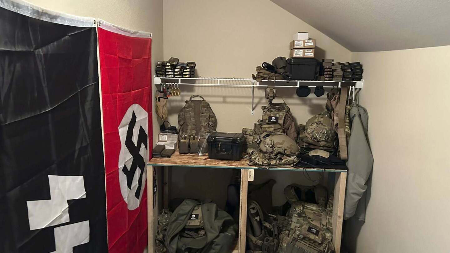 FBI discovers cache of guns, armor and Nazi paraphernalia while raiding home in Washington state