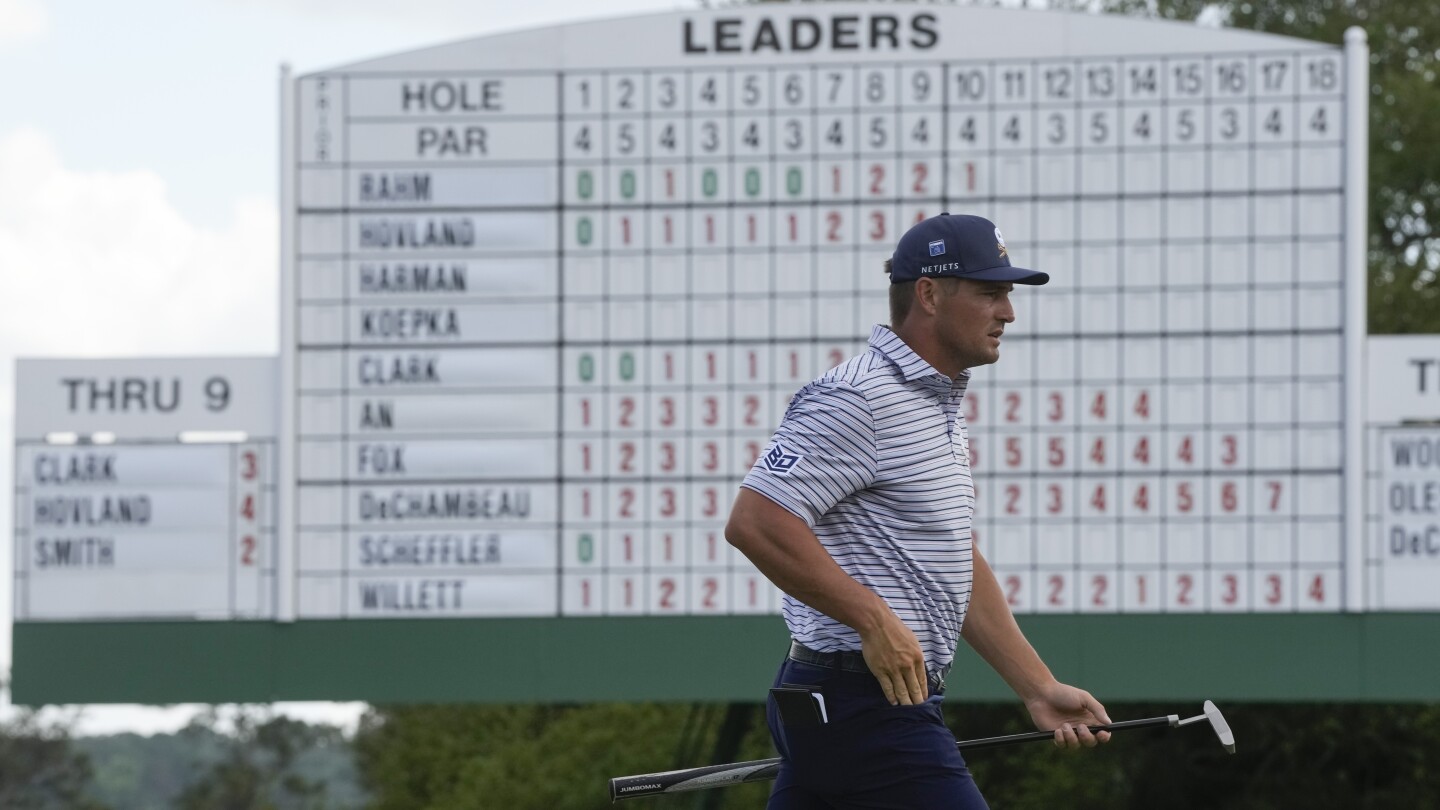 Bryson DeChambeau, matured in both game and attitude, opens with 65 to ...