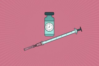 How quickly do I need a second COVID-19 vaccine shot? AP Illustration/Peter Hamlin
