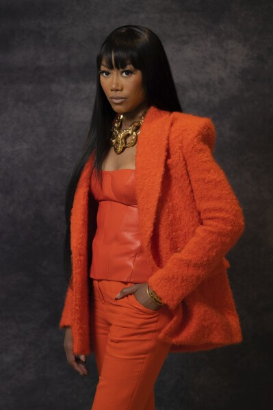 Muni Long poses for a portrait on Monday, Sept. 9, 2024, in New York. (AP Photo/Gary Gerard Hamilton)