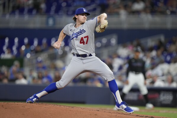 Ryan Pepiot throws 6 2/3 perfect innings as Julio Urías' replacement, and  Dodgers rout 10-0
