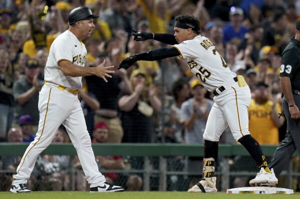 Rookies Endy Rodriguez and Liover Peguero lift Pirates to 7-6 win over  Phillies