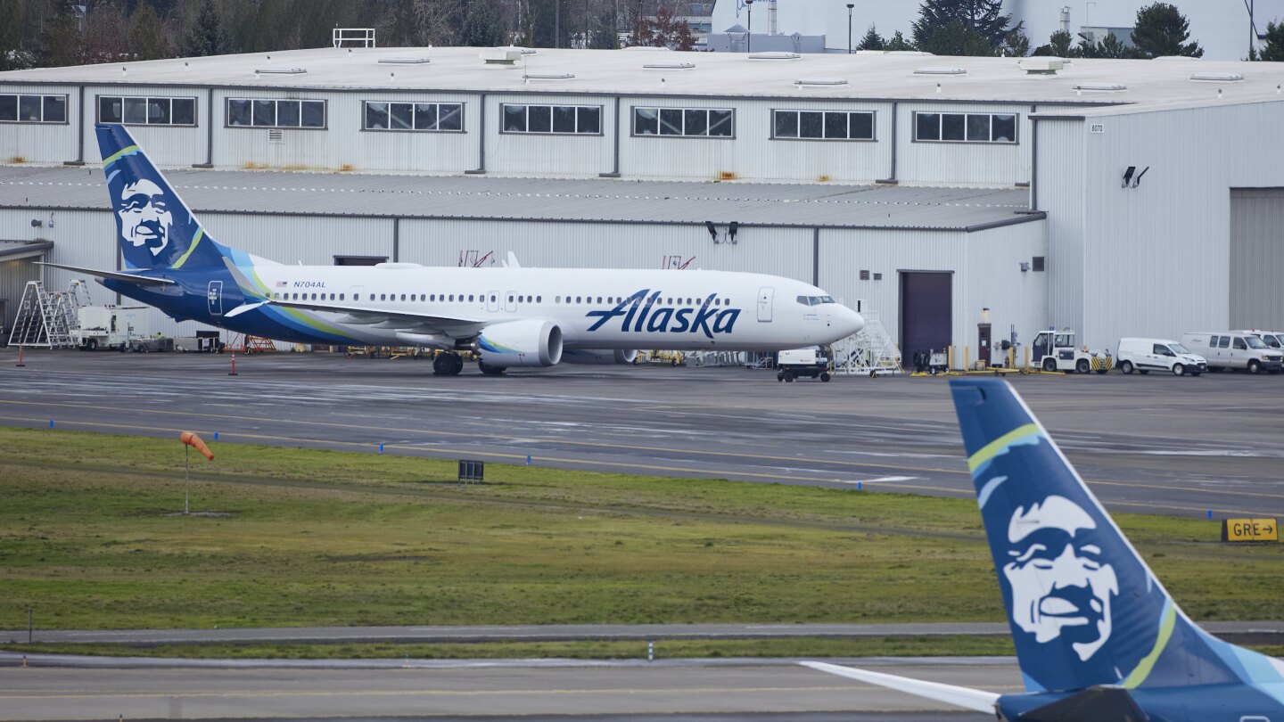 Alaska Airlines’ Boeing jetliner was restricted over warning light concerns