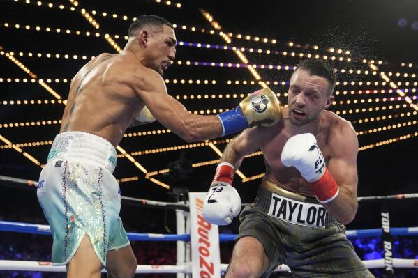 Teofimo Lopez beats Josh Taylor by unanimous decision, wins 140-pound title | AP News