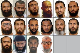 This combination of photos obtained by WikiLeaks shows 16 of the 18 Yemeni prisoners who were detained in Guantanamo Bay for more than a decade and were transferred years ago by the United States to the UAE with promises that they would be integrated into society. Instead, the UAE held the men in indefinite detention, according to families and lawyers. Most recently, UAE is allegedly forcing the men to return to Yemen, a country torn among rival factions, each running networks of secret prisons. (WikiLeaks via AP)