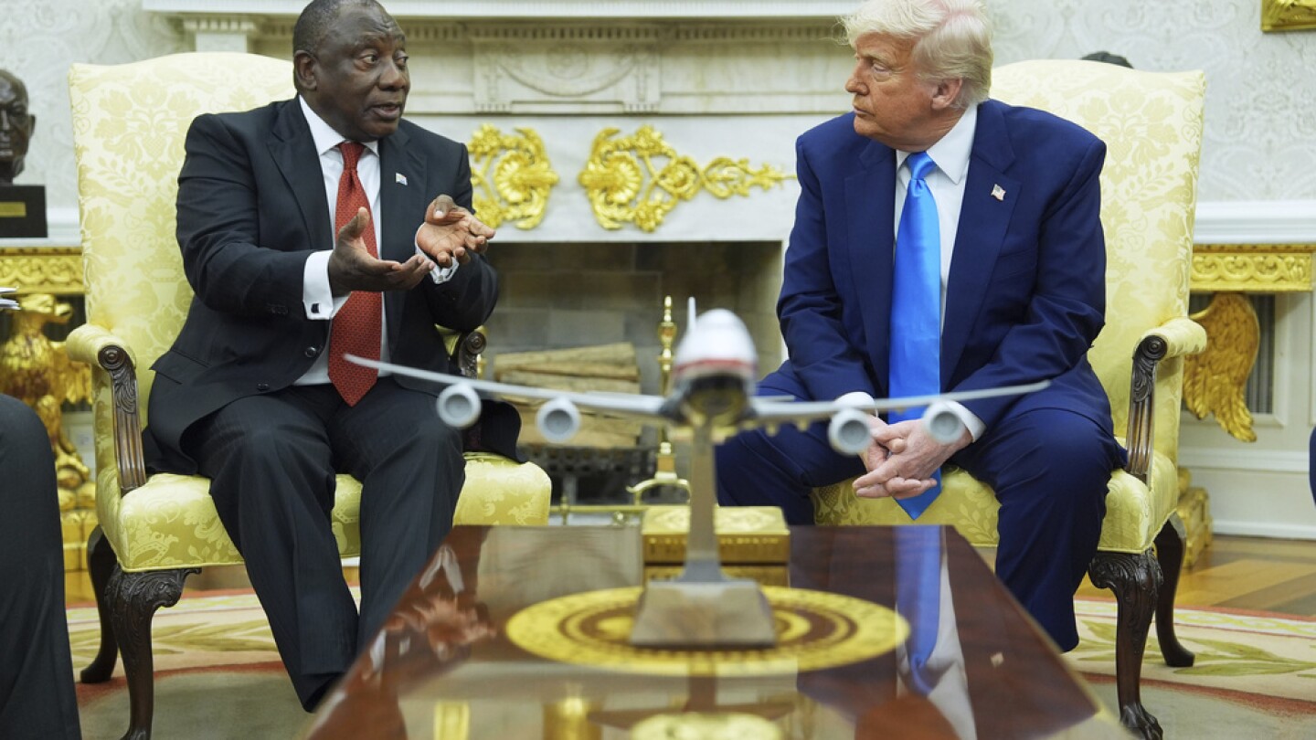 Live updates: Trump confronts South Africa's president during tense Oval Office meeting