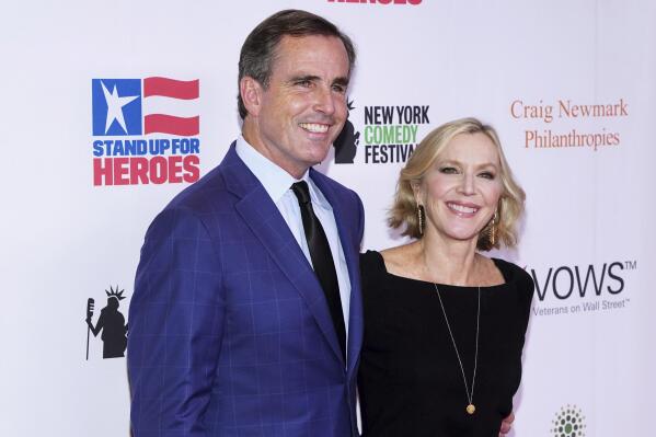 Bob and Lee Woodruff attend the 15th annual Stand Up for Heroes benefit at Alice Tully Hall on Monday, Nov. 8, 2021, in New York. (Photo by Charles Sykes/Invision/AP)