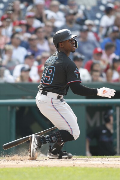 Garrett throws 6 solid innings as the Marlins beat the Nationals 5