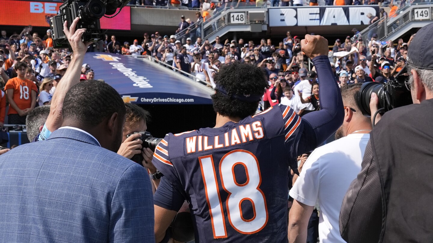 Bears Wide Receivers Allen, Odunze Questionable