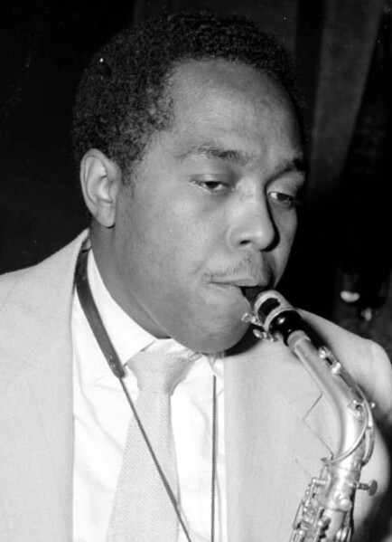 FILE - In this May 8, 1949 file photo, Jazz great Charlie Parker performs in Paris. (AP Photo/Jean-Jacques Levy, File)